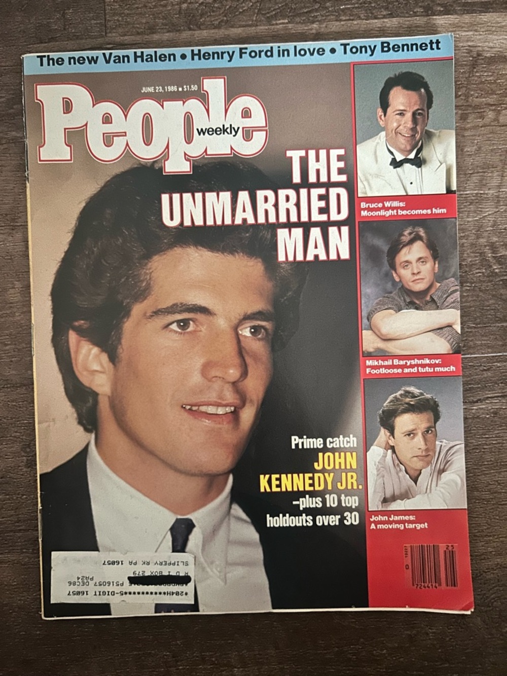 People Magazine June 23, 1986 JFK Jr. The Unmarried Man